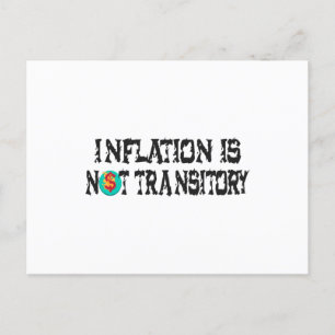 Inflatie is niet tijdelijk briefkaart