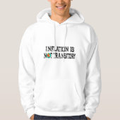 Inflatie is niet tijdelijk hoodie (Voorkant)