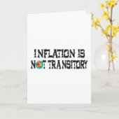 Inflatie is niet tijdelijk kaart (Gele Bloem)