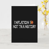 Inflatie is niet tijdelijk kaart (Gele Bloem)