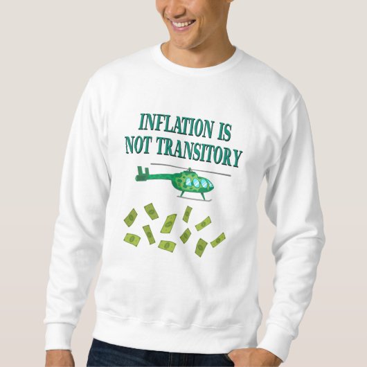 Inflatie is niet tijdelijk trui (Voorkant)
