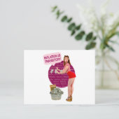 Inflatie is tijdelijk briefkaart (Staand voorkant)