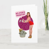 Inflatie is tijdelijk kaart (Voorkant)