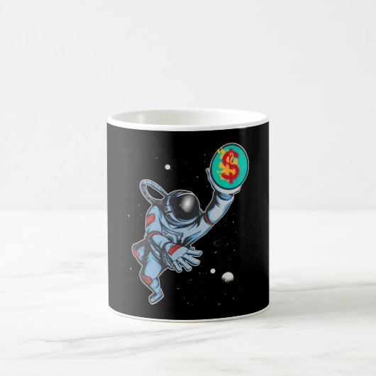 Inflatie naar de maanastronaut koffiemok (Center)