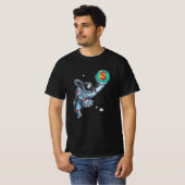 Inflatie naar de maanastronaut t-shirt (Voorkant volledig)