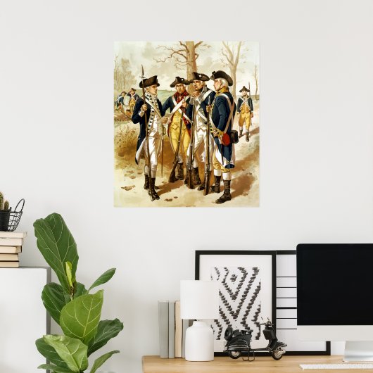 Inflatie van de revolutionaire oorlog poster (Thuiskantoor)