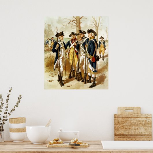 Inflatie van de revolutionaire oorlog poster (Keuken)