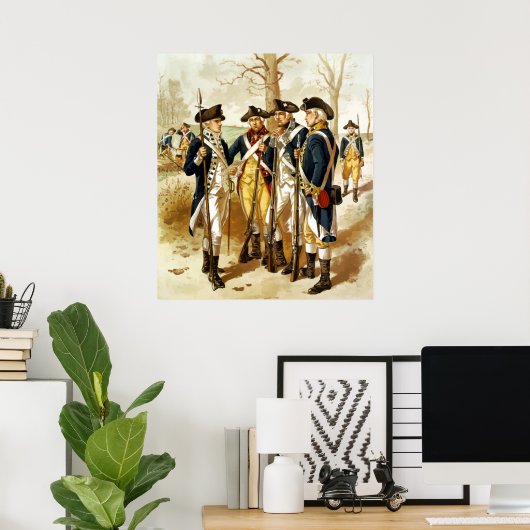 Inflatie van de revolutionaire oorlog poster (Thuiskantoor)