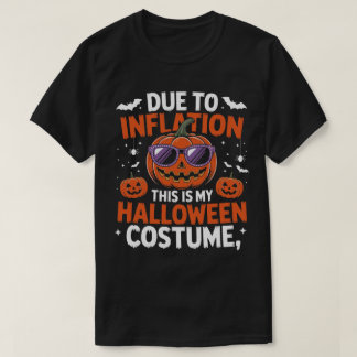 Inflation Pumpkin Costume T-shirt