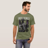 Influence – Silent Control Mind Manipulation T-shirt (Voorkant volledig)