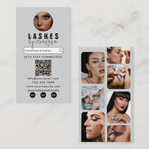 Influencer Beauty Make-up Artist Hair Lashes Foto' Visitekaartje