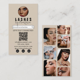 Influencer Beauty Make-up Artist Hair Lashes Foto' Visitekaartje
