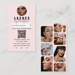Influencer Beauty Make-up Artist Hair Lashes Foto' Visitekaartje