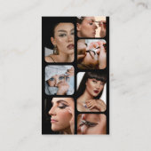 Influencer Beauty Make-up Artist Hair Lashes Foto' Visitekaartje (Achterkant)