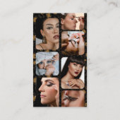 Influencer Beauty Makeup Artist Hair Leopard Print Visitekaartje (Achterkant)