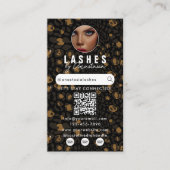 Influencer Beauty Makeup Artist Hair Leopard Print Visitekaartje (Voorkant)