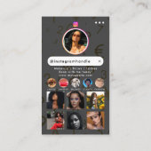 Influencer Beauty Nail Tech Social Media QR Code Visitekaartje (Achterkant)
