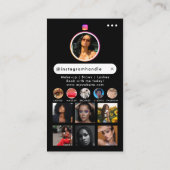 Influencer Beauty Nail Tech Social Media QR Code Visitekaartje (Achterkant)