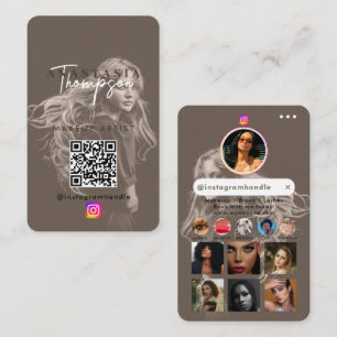Influencer Beauty Nails Social Media Aardig Beige Visitekaartje