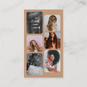 Influencer Beauty Salon Hair Make-up Foto's Visitekaartje (Achterkant)