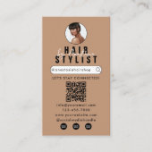 Influencer Beauty Salon Hair Make-up Foto's Visitekaartje (Voorkant)