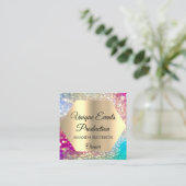 Influencer Blog over een professionele bruiloft Vierkante Visitekaartje (Staand voorkant)