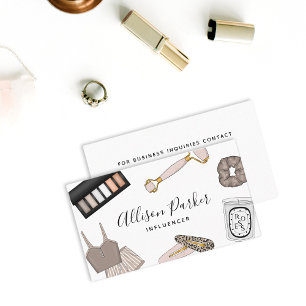 Influencer Blogger Visitekaartje
