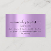 Influencer Blue Gold Drivers Gold Holographic Visitekaartje (Achterkant)