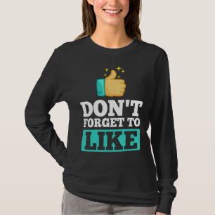 Influencer Content Creator Social Media Specialist T-shirt