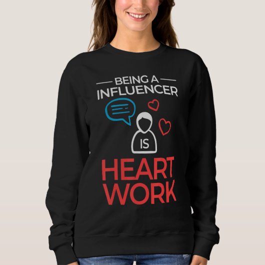 Influencer Content Creator Social Media Specialist Trui (Voorkant)