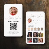 Influencer Feed Grid Social Media QR Code Business Visitekaartje