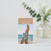 Influencer Feed Grid Social Media QR Code Business Visitekaartje (Staand voorkant)