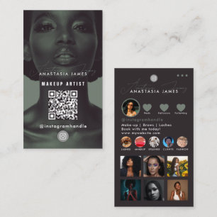 Influencer Fotocollage Social Media QR Code Visitekaartje
