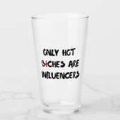 Influencer Gift Funny Trendsetter Glas (Voorkant)
