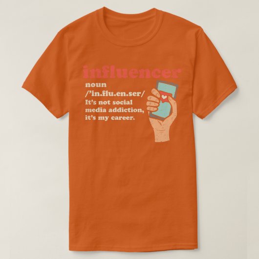 Influencer Gift T-shirt (Design voorkant)