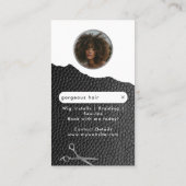 Influencer Hair Stylist Wig & Braid Stylists Visitekaartje (Achterkant)