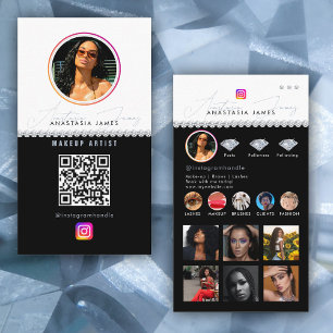 Influencer Photo Feed Grid Social Media Diamanten Visitekaartje