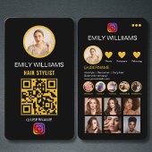 Influencer Photo Feed Grid Social Media QR Code Visitekaartje