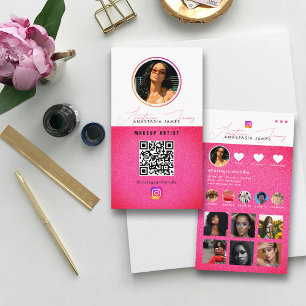 Influencer Photo Feed Grid Social Media QR Code Visitekaartje