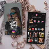Influencer Photo Feed Grid Social Media QR Code Visitekaartje