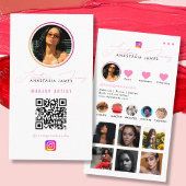 Influencer Photo Feed Grid Social Media QR Code Visitekaartje