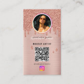 Influencer Photo Feed Grid Social Media QR Code Visitekaartje (Voorkant)
