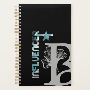 INFLUENCER Planner Trend Abstracte Blauwe Oceaan
