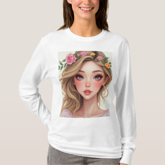 Influencer T-shirt met lange mouwen