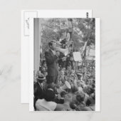 Influenciale mensen uit de jaren zestig briefkaart (Voorkant / Achterkant)