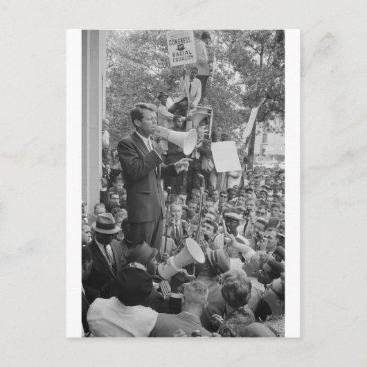 Influenciale mensen uit de jaren zestig briefkaart (Voorkant)