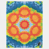 Influx caleidoscoop fleece deken (Voorkant)