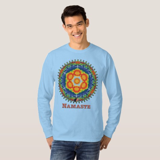 Influx Namaste Kaleidoscoop T-shirt (Voorkant volledig)