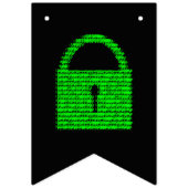 Info Beveiliging - Computercode en digitale hangsl Vlaggetjes (Eerste vlag)