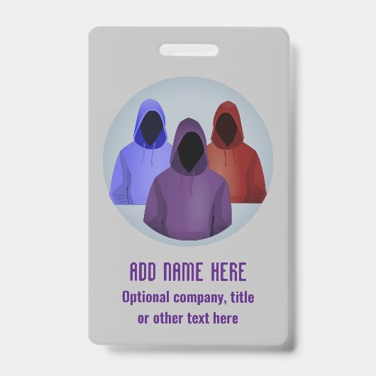 Info-beveiliging - gekleurde ethische hackers badge (Voorkant)